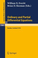 Ordinary And Partial Differential Equations W. M. Everitt