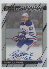 2023-24 O-Pee-Chee Platinum Rookie Auto Rainbow Raphael Lavoie #R-RL Auto 5ya