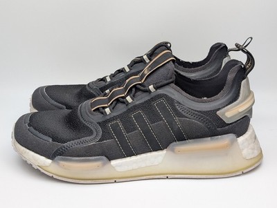 adidas NMD_V3 Core Black Beige Women's Size 7.5 Running Shoes GY4189 Parley