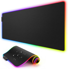 RGB Gaming Mouse Pad, 0.16 Inch Thickness, 31.5" x 11.8" Large Mouse Pad for ...