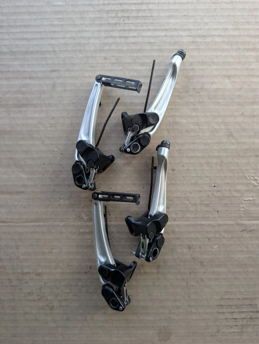 Kit complet de freinage V-Brake avant et arrière vélo - argent