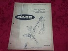 Vtg Case Parts Catalog A1105 Model 32 Backhoe 310G 450 750 1000D 1150 Crawlers  — photo 1