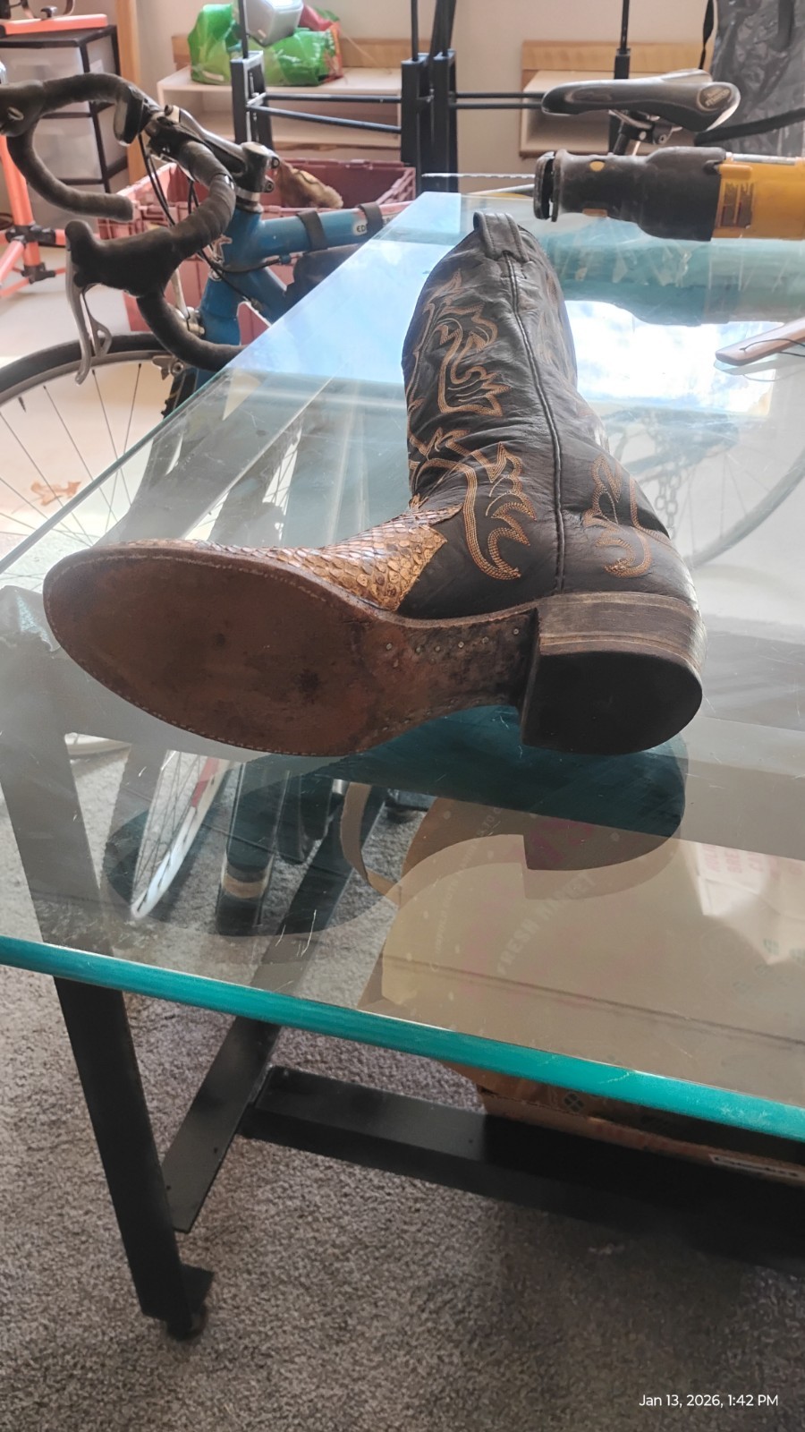 Dan Post Python Size 11 Men's Boots. Original Sol… - image 4