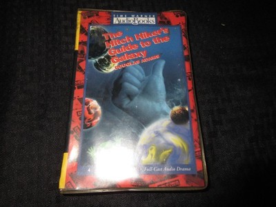 The Hitchhiker's Guide to the Galaxy read Douglas Adams Audio Cassette