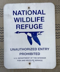 US Dept of Interior Fish & Wildlife National Wildlife Refuge Sign FREE SHIPPING