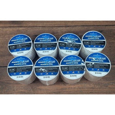 Set of 8 Silver Defender Antimicrobial Tape Always Clean Always On 4'' x 60 ft