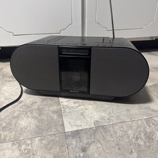 Sony ZS-S4iP Boombox CD-RW Playback AM/FM Radio iPod Dock No Remote - TESTED -