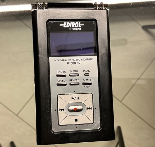 Roland EDIROL R-09HR Digital Audio Recorder 24bit/96kHz WAV MP3 ...