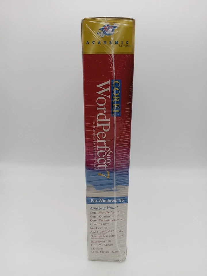 Corel WordPerfect Suite 7 Big Box PC CD-ROM 1995 - BRAND NEW Academic Edition - Image 3 of 4