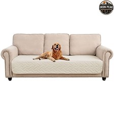 Waterproof Dog Blanket Cream 30x75 in Non-Slip Sofa Couch Furniture Protector