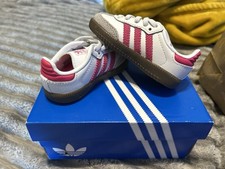 New In Box Adidas Samba OG EL 1 Toddler Size 4K