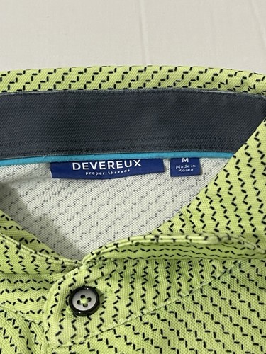 Devereux Poloshirt Herren Medium Grün Golf Polo Performance Ocean Course Kaui - Bild 2 von 6