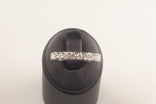 Halb Memory Brillant Ring, mit ca. 1 ct.Diamanten, in 585 Weiß Gold