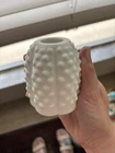 Fenton Vintage Fairy Lamp/Light Milk Glass Hobnail Top Dome Only