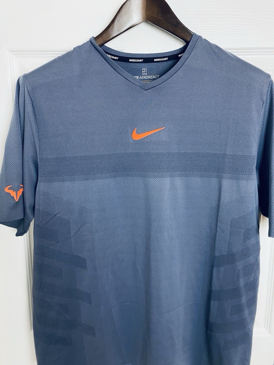Nike Rafael Nadal 2018 US Open Day Tennis Crew Shirt XL RF Roger