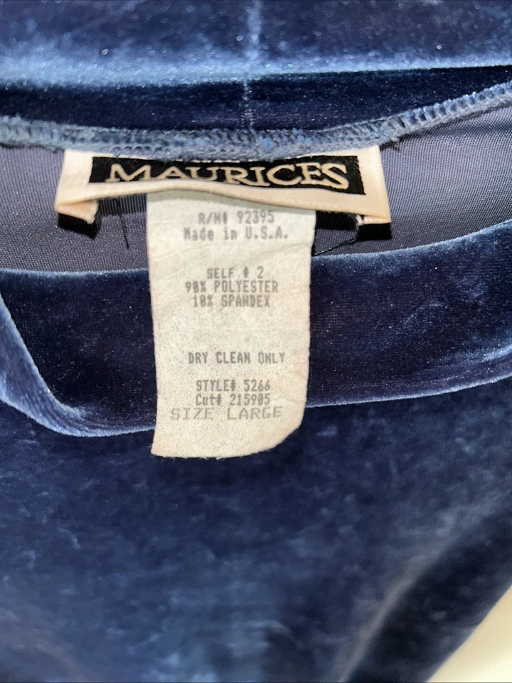 Vestido Largo Y2K Maurices Terciopelo Grande De Colección Caprichoso Gótico Moody EE. UU. Abertura Trasera  Foto 3 de 4