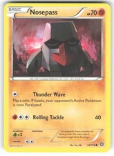Nosepass 54/114 Common Steam Siege Pokemon Lightly Played