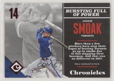 2017 Panini Chronicles Red 17/25 Justin Smoak #53 tj0