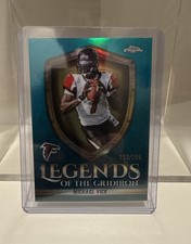2025 Topps Chrome Legends of the Gridiron Michael Vick Aqua Refractor /199