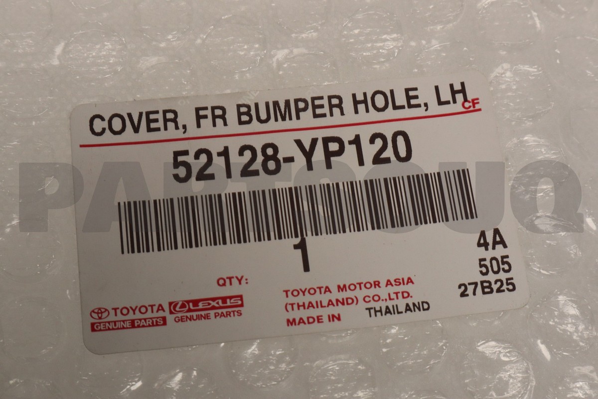 52128YP120 Genuine Toyota COVER, FR BUMPER HOL 52128-YP120 | eBay