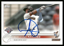 2022 Topps Pro Debut ALEXANDER RAMIREZ Signed Card autograph auto ANGELS