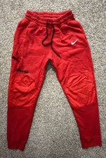 Nike Air Hybrid Fleece Joggers - Red - Size S
