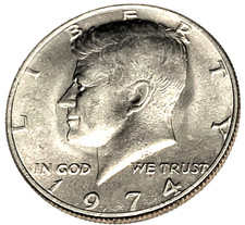 C5080   U.S.   COIN,     KENNEDY HALF DOLLAR   1974
