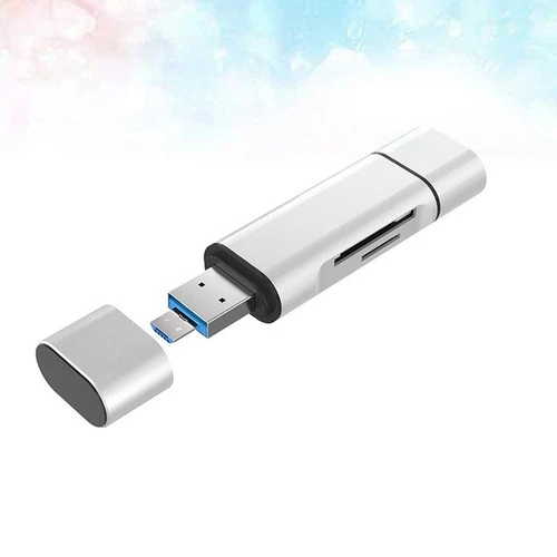 3 In 1 USB Type-C Micro USB Reader Universal Memory OTG Reader for Phone