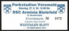 Ticket | 1985/86 | Spvg Versmold - Arminia Bielefeld | Friendly