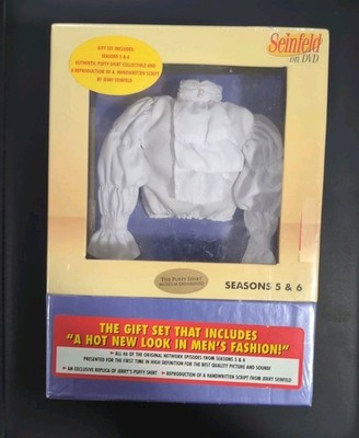 2005 Seinfeld Seasons 5 & 6 DVD Gift Set Puffy Shirt Script Rare Sealed