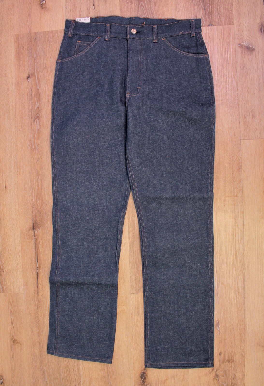 Men's VTG 1980s NOS Saddle King Boot Cut Jeans 36x33 80s Key image 2