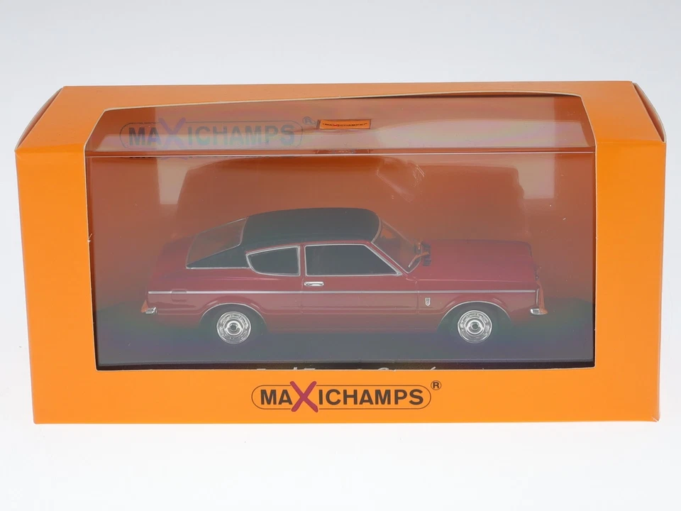 Ford Taunus MK1 Coupe 1970 rot Modellauto 940081321 Maxichamps 1:43 - Bild 4 von 4