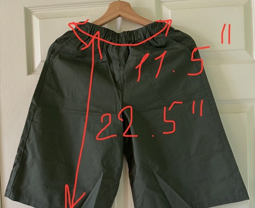 ๐ NWT UNIQLO Girls Easy Gaucho Culottes Pants โ Size 8-10 years L (Olive Green) - Picture 10 of 11