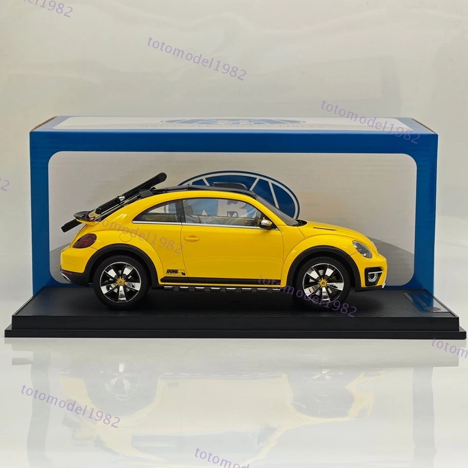 1:18 Volkswagen Beetle Dune Concept Radscale Collectibles Resin Model Car Yellow - Image 3 of 4