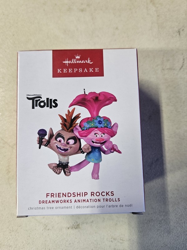 Hallmark 2022 Trolls Friendship Rocks Keepsake Ornament