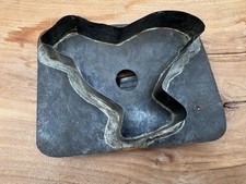 primitive Chicken Rooster Tin cookie cutter metal soldered flat Back Handle