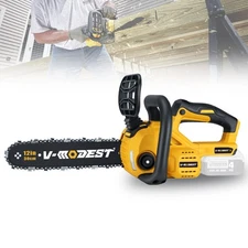 For DEWALT 20V MAX Battery Brushless 12-Inch Compact Cordless Chainsaw w/2 chain