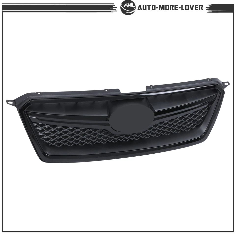 Parachoques delantero de plástico negro apto para Subaru XV Crosstrek 2016-2017 rejilla superior Foto 2 de 4