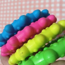 Black Bird Bite Toy Mini Rubber Rings For Bird Parrot  Cockatiels Toys 4pcs