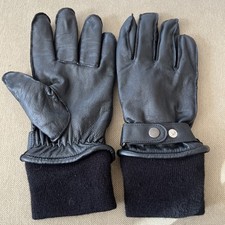 Vintage Wilsons Leather Black Gloves Thinsulate 40gm Thermal Size M styl68250