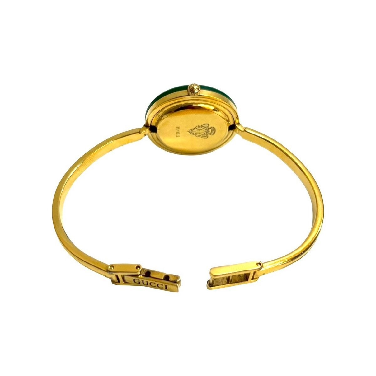 GUCCI 47016 Watch Ladies Change Bezel Shelley Line GP Gold Plastic Quartz thumbnail 4