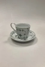 Royal Copenhagen Green Fluted Fluted Plain High Handle Cup No. 093 / 094