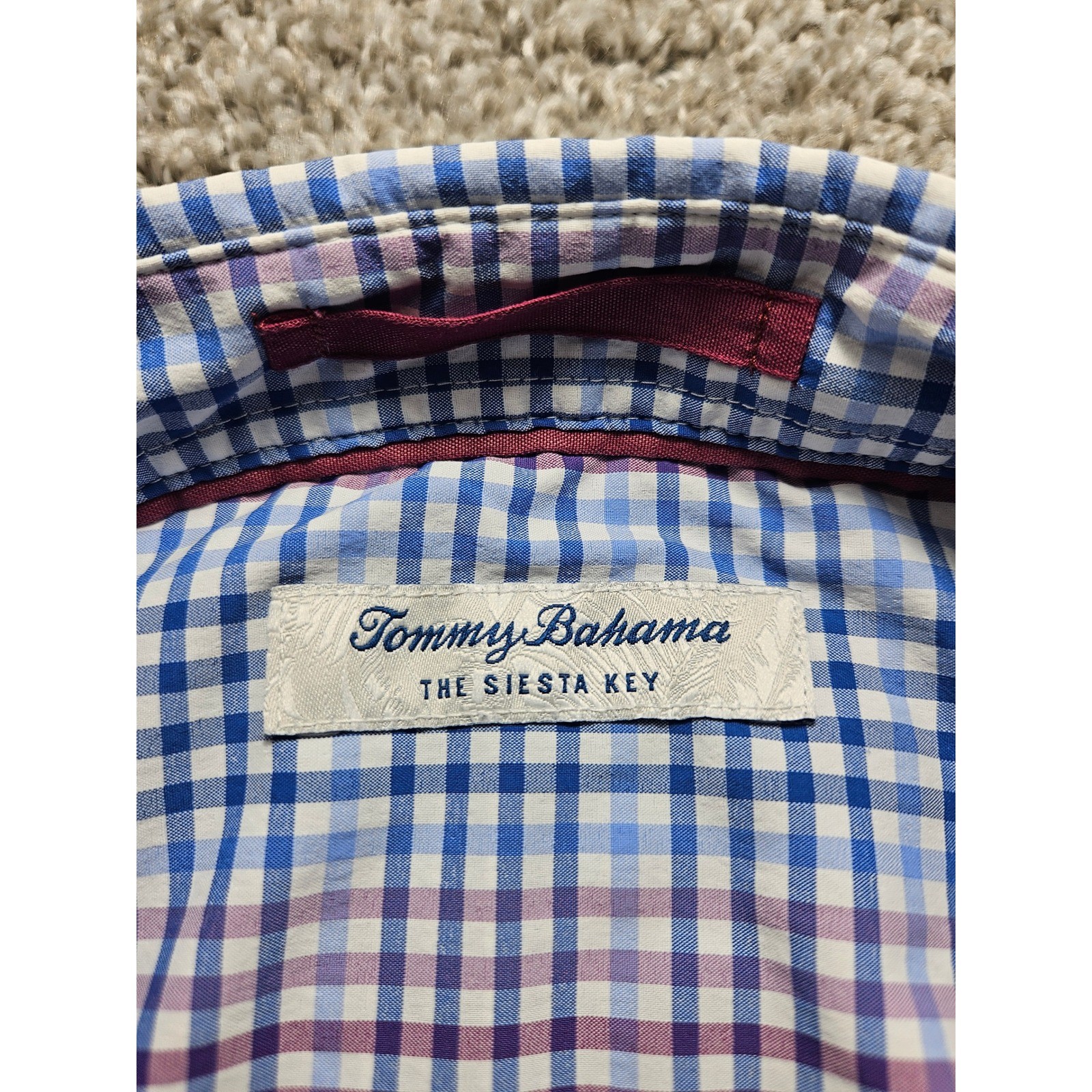 Tommy Bahama Men's 3XLT 3TGL The Siesta Key Plaid Button Down Shirt Long Sleeve