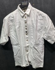 Solo Damen Trachtenbluse Gr. 38 Stickerei Kurzarm Edel Oktoberfest Damenbluse