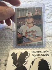 1989 Fleer - Billy Ripken #616 Black Box on Bat Knob