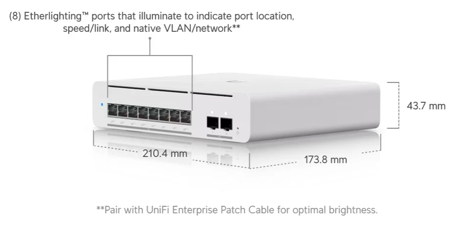 Ubiquiti UniFi Switch Pro XG 8 PoE (USW-Pro-XG-8-PoE 155W) | Brand New & Sealed - Image 2 of 4