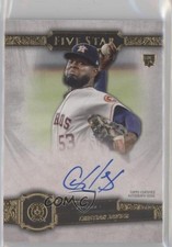 2021 Topps Five Star Auto Cristian Javier #FSA-CJ Auto 1j47