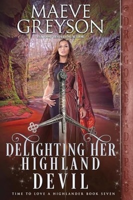 Delighting Her Highland Devil by Maeve Greyson (2023, Trade Paperback)