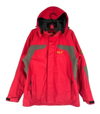 Jack Wolfskin Herren Texapore Kapuzenjacke Mantel Größe M
