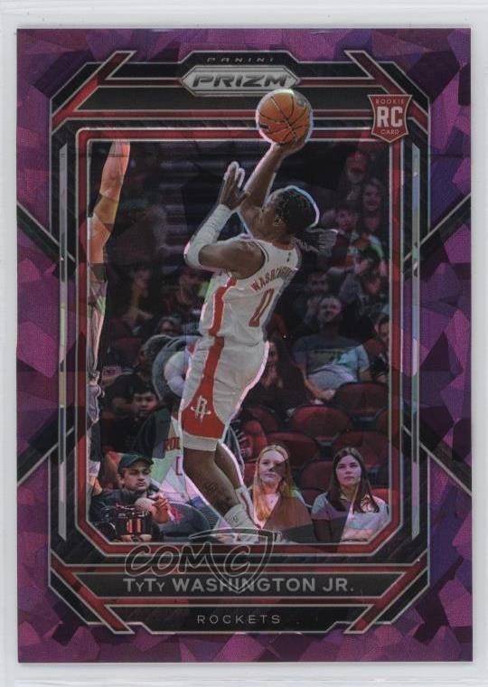 2022-23 Panini Prizm Purple Ice /149 TyTy Washington Jr #243 Rookie RC 06gz